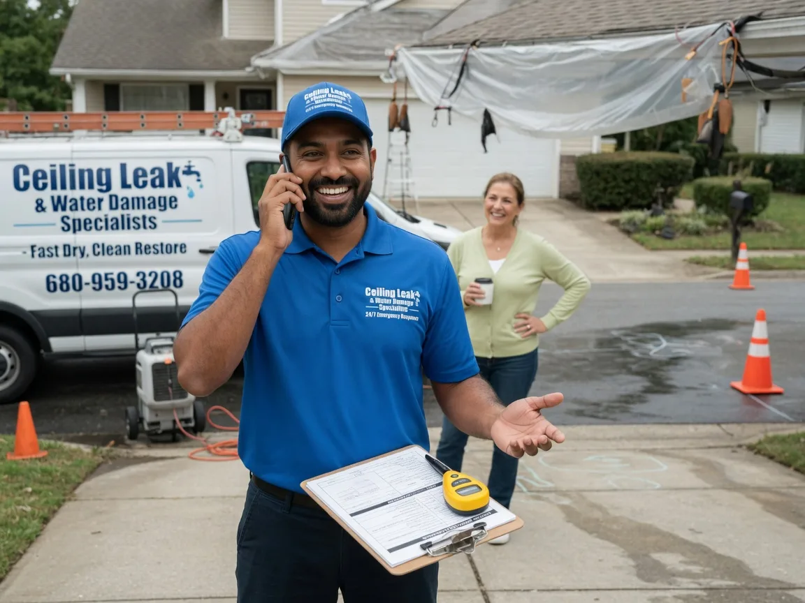 Ceiling Leak Cleanup Daingerfield, TX FAQs